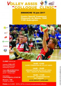 Affiche clinic Auderghem 18 juin 2017
